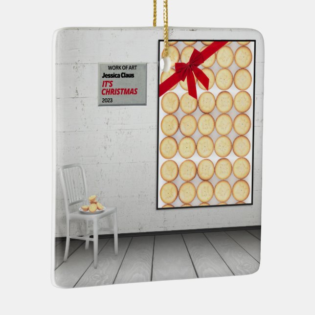 "Det är jul" av Jessica Claus Julgransprydnad Keramik (Höger)