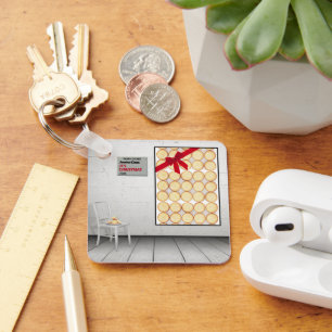 "Det är jul" av Jessica Claus Nyckelring