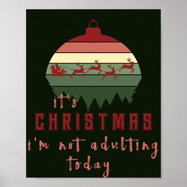 Det är jul jag inte gillar idag poster (Framsidan)