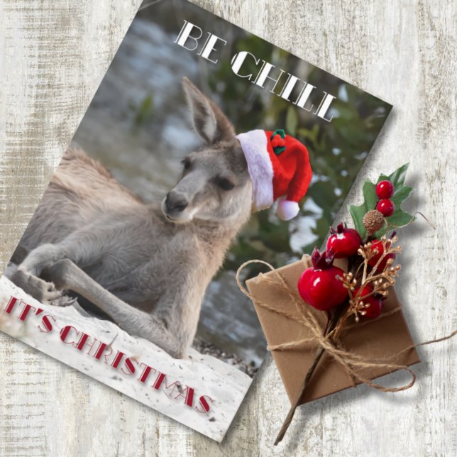 Det är jul Kangaroo Helgkort (Skapare uppladdad)
