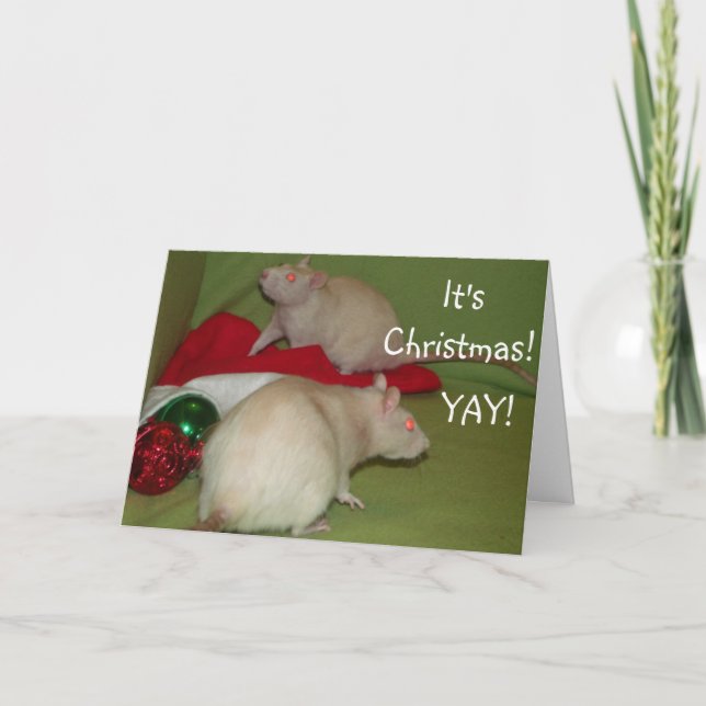 Det är jul! kort (Framsida)