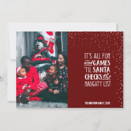 Det är julfoto för alla Roligtar och spel Inbjudningar