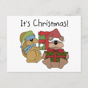 Det är julskjortor och julskjortor helg vykort