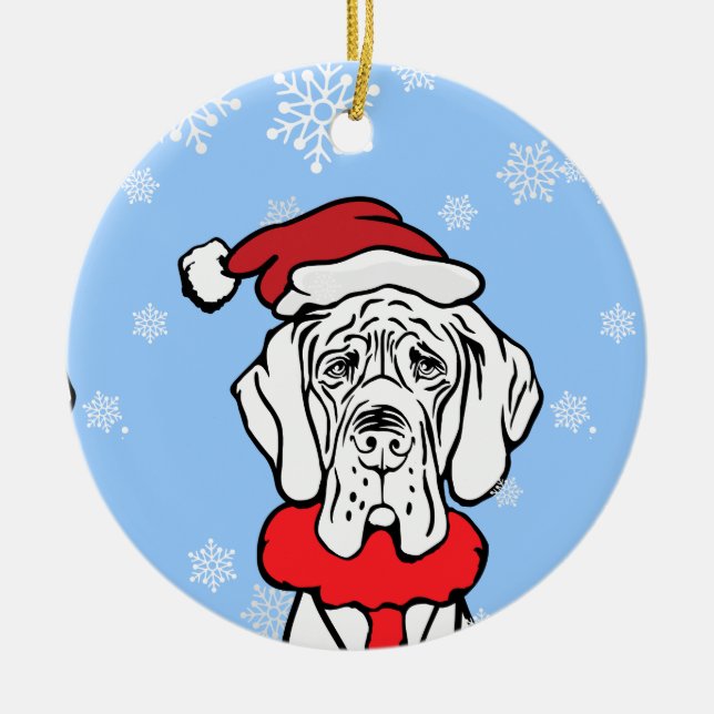 Det är jultid julgransprydnad keramik (Framsidan)