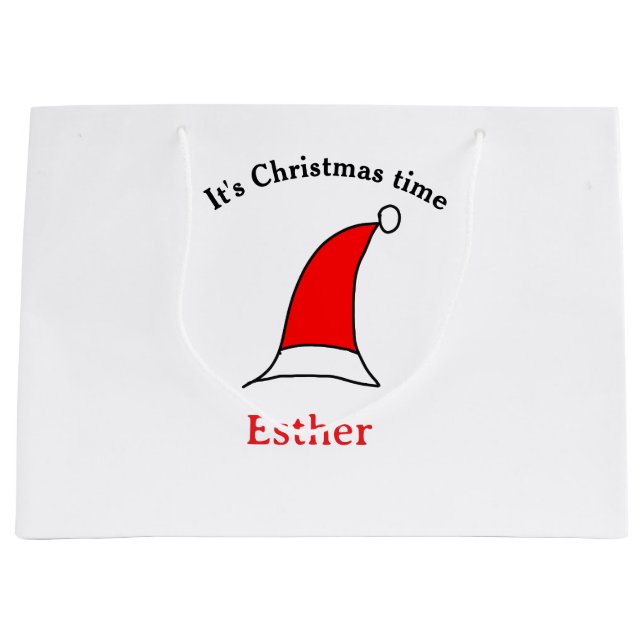 Det är jultid, jultomte, namn, enkel roligt (Framsidan)