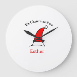 Det är jultid, jultomte, namn, enkel roligt stor klocka