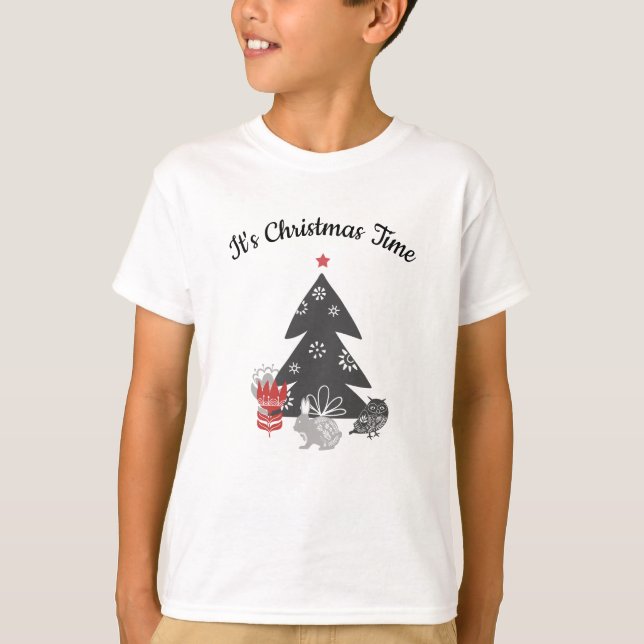 Det är jultid t shirt (Framsida)