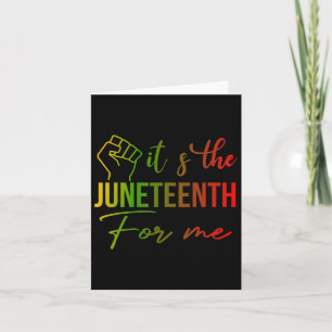 Det Är Juneteenth För Mig 1865 Självständighetsdag Kort