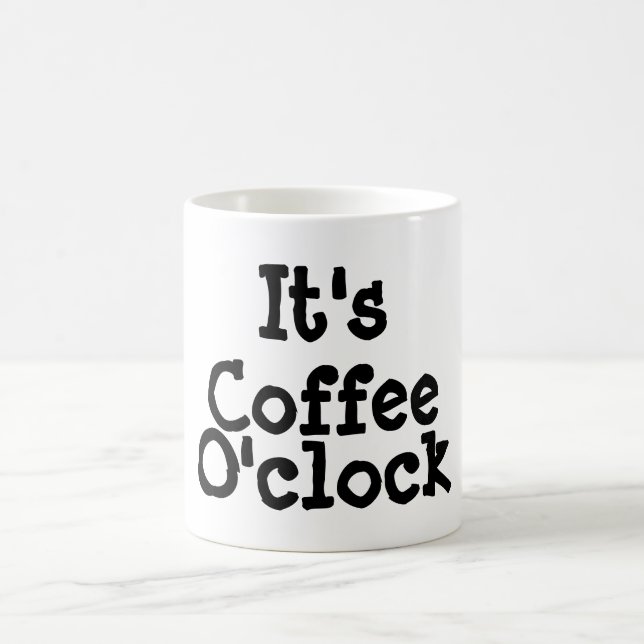 Det är Kaffe O'klocka Mugg (Center)
