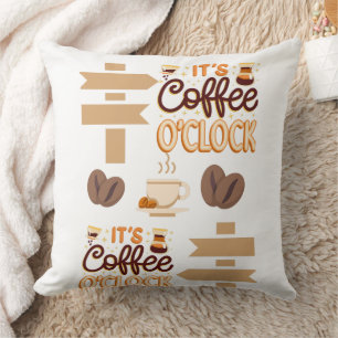 Det är kaffeklocka kudde