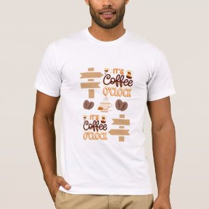 Det är kaffeklocka t shirt