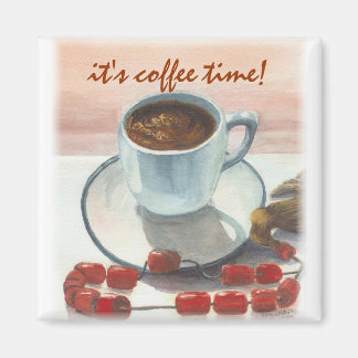 Det är kaffetid! magnet