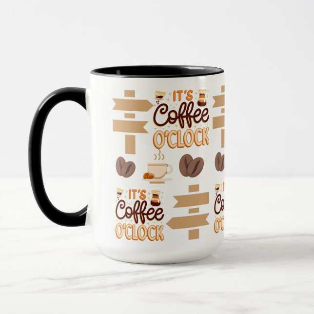 det är kaffetid  mugg (Vänster)