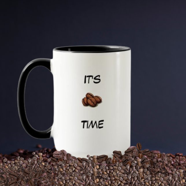 ☕ Det är kaffetid -mugg – Roligt kaffegåva till ka Mugg (Skapare uppladdad)