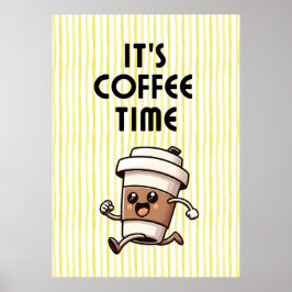 Det är kaffetid poster