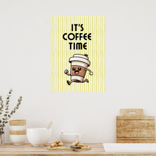 Det är kaffetid poster