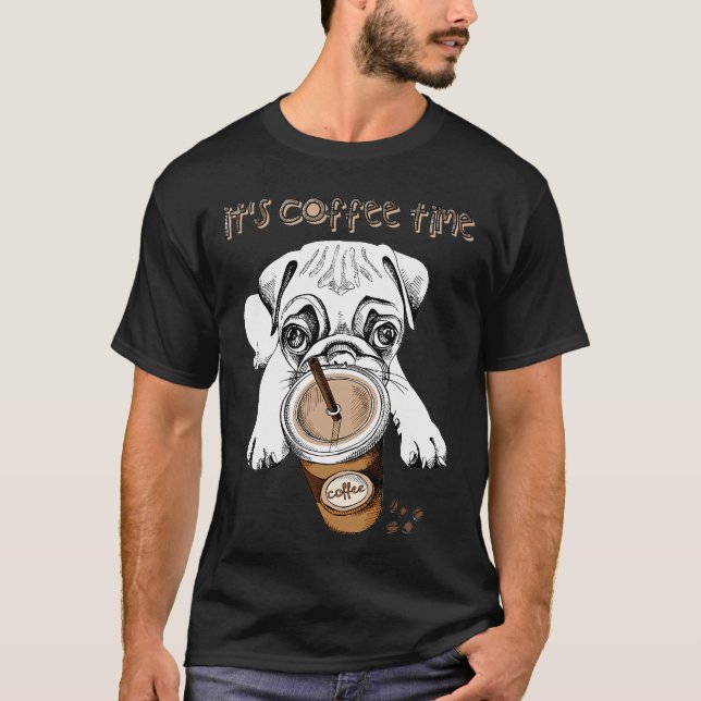 Det är kaffetid t shirt (Framsida)
