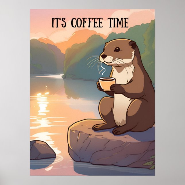 Det är kaffetidskonstant poster (Framsidan)