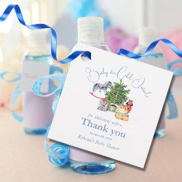 Det är Kall utanför Julgran Boy Baby Shower Gåvor Etiketter