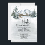 Det är Kallet utanför Winter Forest Baby Shower Inbjudningar<br><div class="desc">Det är Kallet utanför Winter Forest Baby Shower</div>