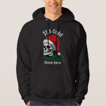 Det är kallt här nere hoodie