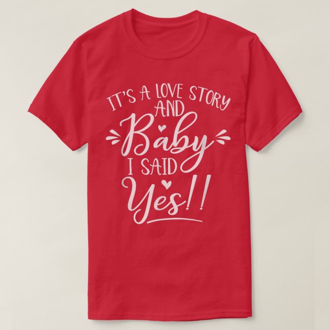 Det är Kärlek-berättelsen jag sa att Bride ska var T Shirt (Design framsida)