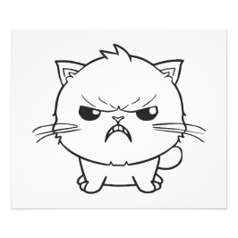 Det är katt i argen. fototryck