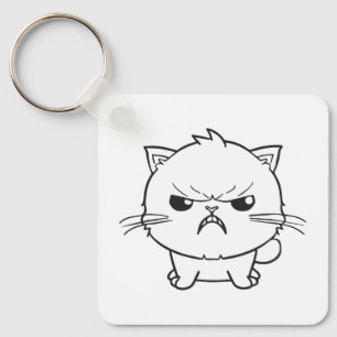 Det är katt i argen. nyckelring