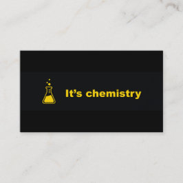 Det är kemiska Affärskort Visitkort