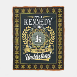 Det är Kennedy Sak du inte kunde förstå Fleecefilt