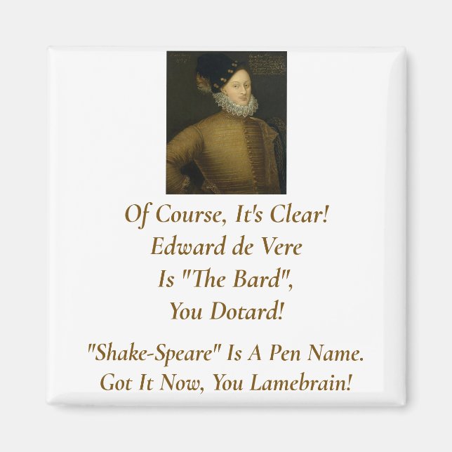 Det är klart, det är de Vere Magnet (Framsidan)