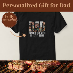 Det är klart när pappa säger roligt t shirt
