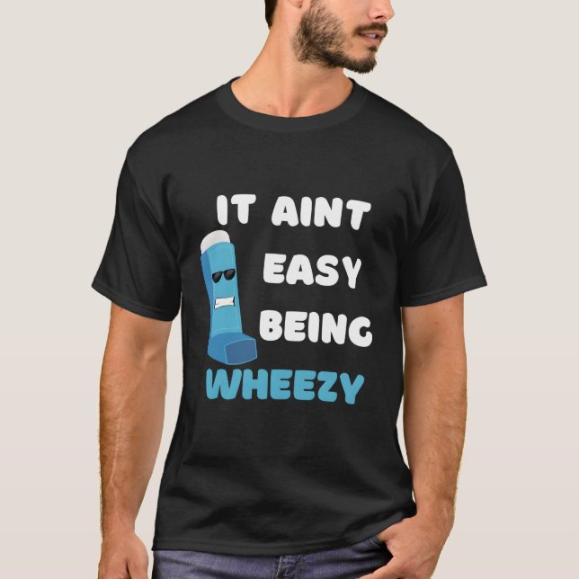 Det är klokt att vara het, het astma t shirt (Framsida)