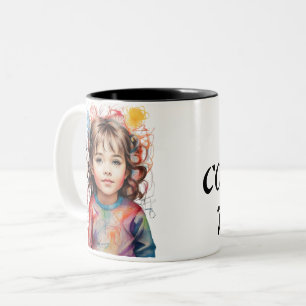 DET ÄR KOFFETID Två-Tonad MUGG