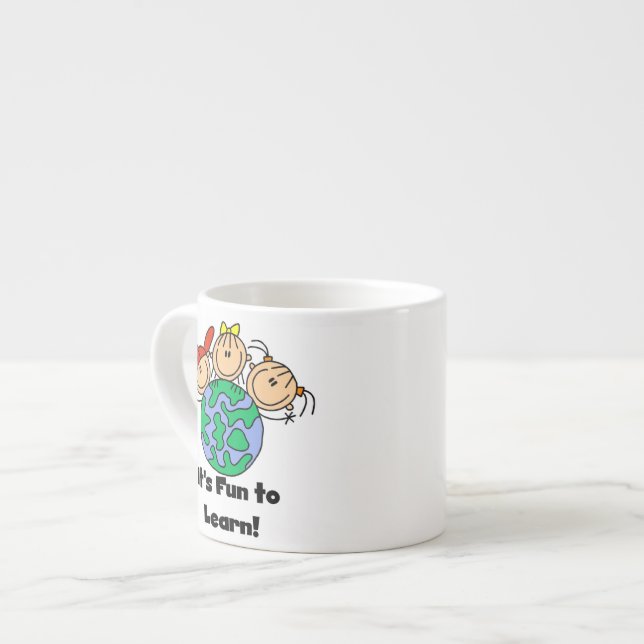 Det är kul att lära espressomugg (Framsida vänster)