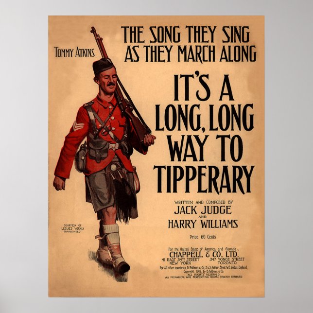 Det är långt till Tipperary Poster (Framsidan)