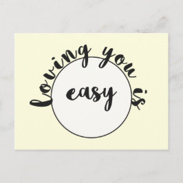 Det är lätt att lära sig - Romantiskt vykort för c