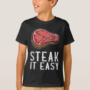 Det är lätt att stoppa Bbq Barbecue Kött Smoker Pi T Shirt