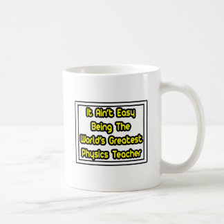 Det är lätt.. Världsmästare fysiklärare. Kaffemugg