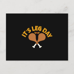 Det är Leg Day Vykort