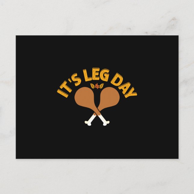 Det är Leg Day Vykort (Framsida)