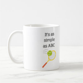 Det är lika enkelt som ABC-kaffe Mugg