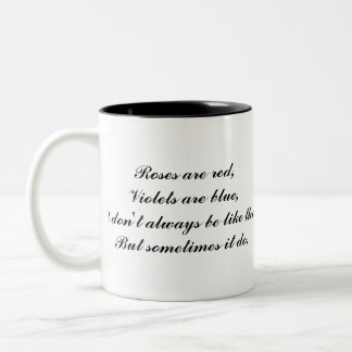 Det är likadant ibland kaffemug Två-Tonad mugg