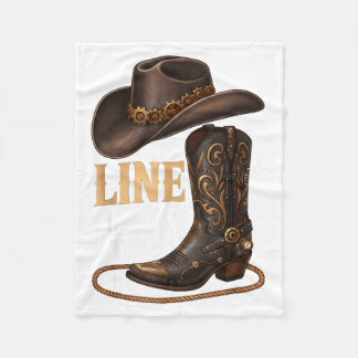 Det är Line Dance-tid Fleecefilt