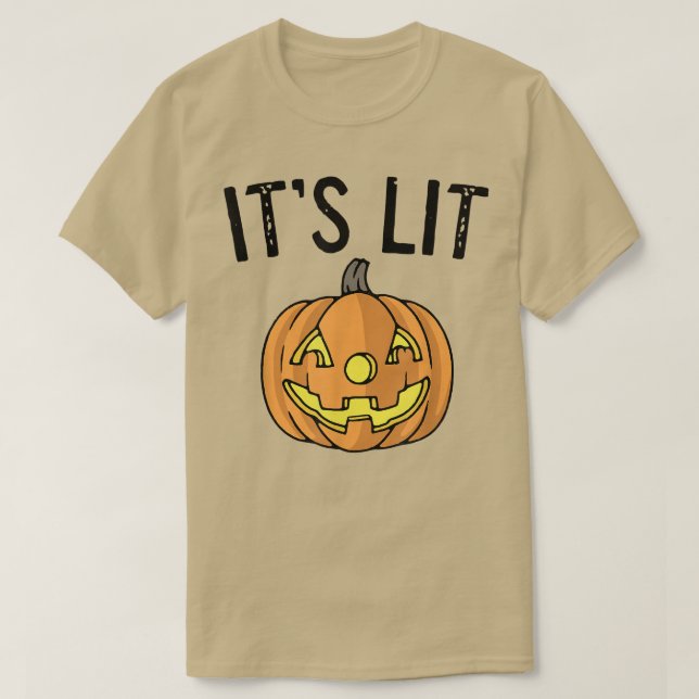 DET ÄR LIT JACKOLANTERN OGLY SWEATER T SHIRT (Design framsida)