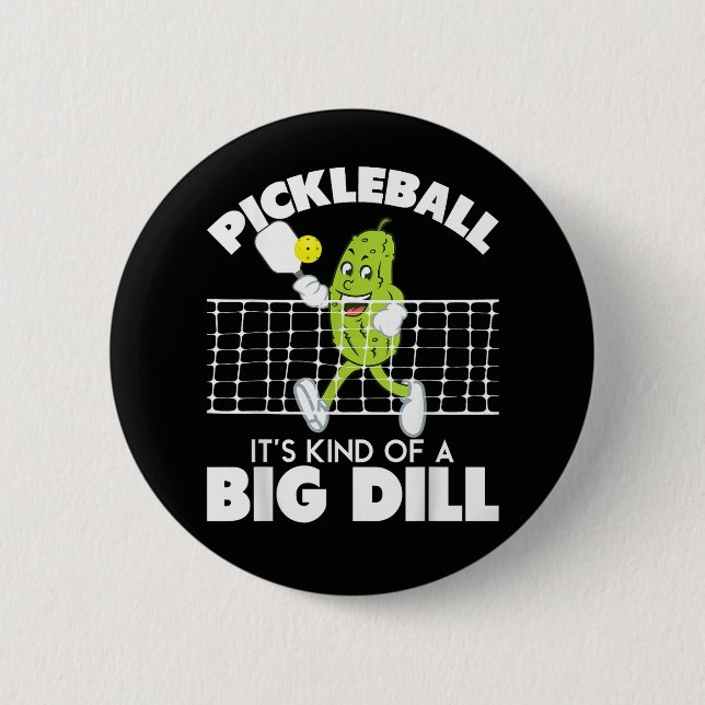 Det är lite av en stor grej - Rolig Pickleball-pad Knapp (Framsida)