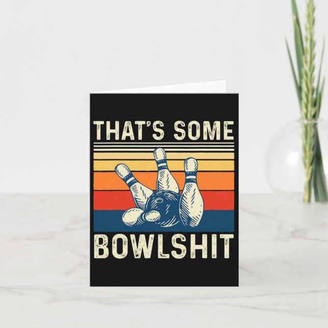 Det är lite Bowl - Bowling Bowlareare Kort (Framsida)
