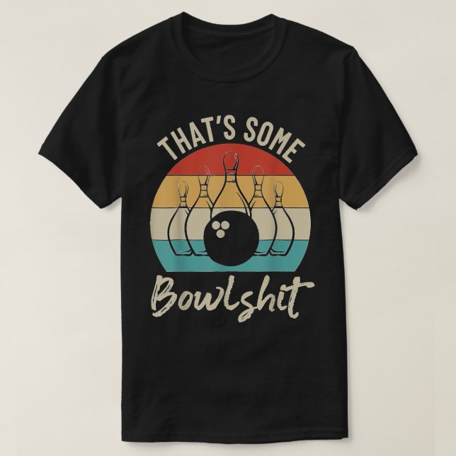 Det är lite Bowlskit för Bowling Älskare Retro Bow T Shirt (Design framsida)