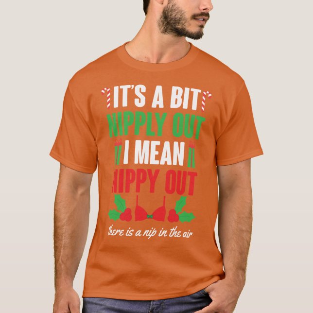 Det är lite kyligt ute kompis t shirt (Framsida)