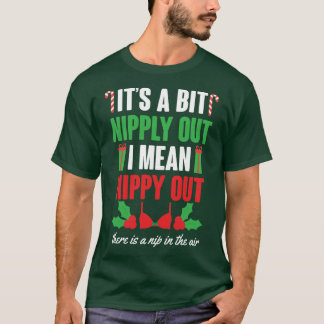 Det är lite kyligt ute pojke t shirt